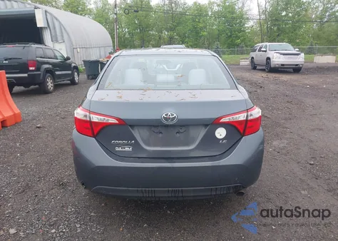 2014 Toyota Corolla Le from USA, damaged, VIN 2T1BURHE5EC029072